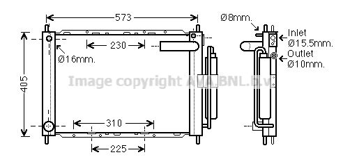 AVA QUALITY COOLING aušintuvo modulis DNM370